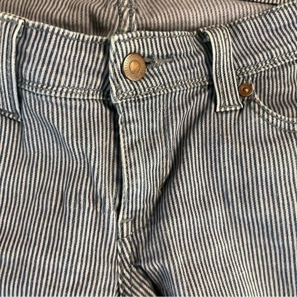LEVI’S Demi Curve Silhouette Low Rise Skinny Pinstripe Jeans 30x32 - Picture 3 of 6